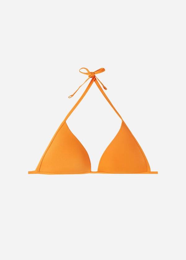 Calzedonia Vadderad Triangle Indonesia Eco rise Bikinitoppar Dam Orange | SE2274GL