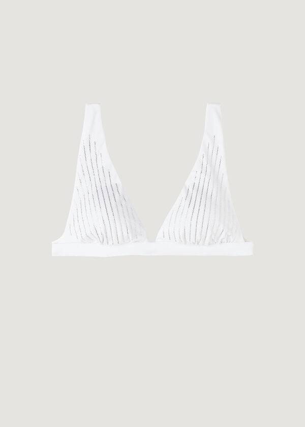 Calzedonia Vadderad Triangle Shanghai Bikinitoppar Dam Vita | SE2254XF