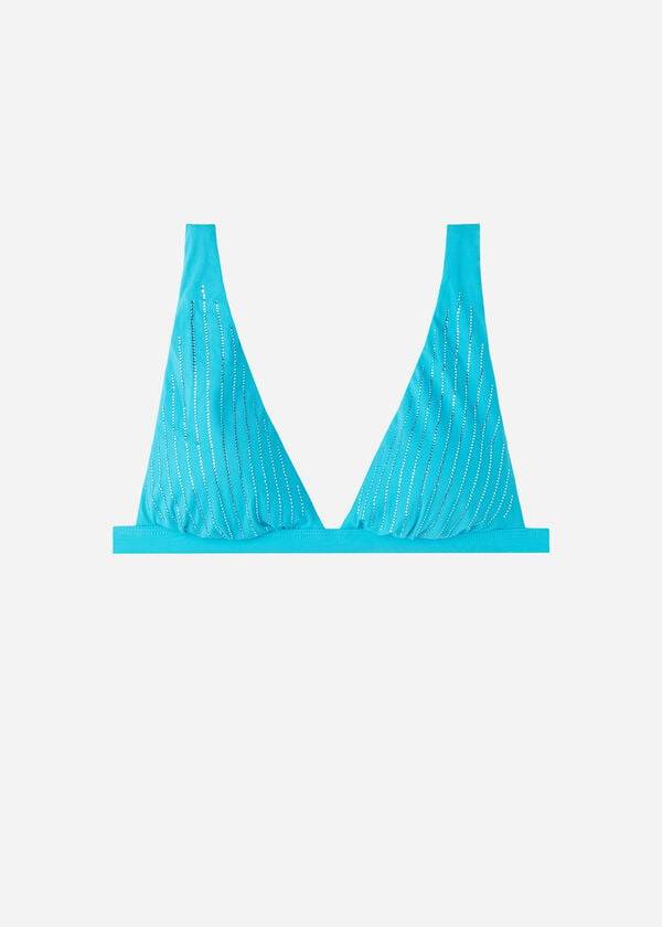 Calzedonia Vadderad Triangle Shanghai Bikinitoppar Dam Turkos | SE2255CE