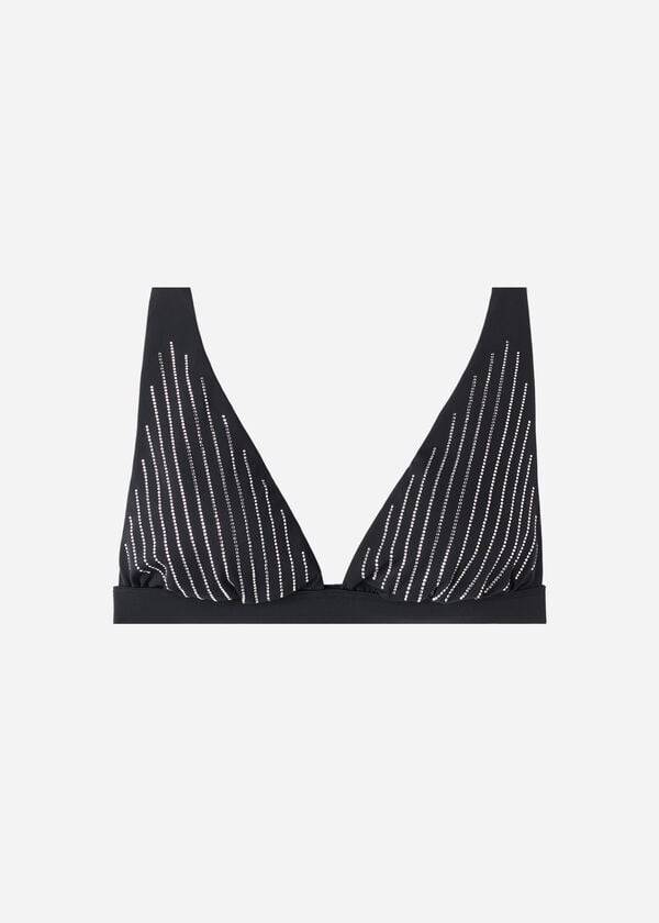 Calzedonia Vadderad Triangle Shanghai Bikinitoppar Dam Svarta | SE2257BC