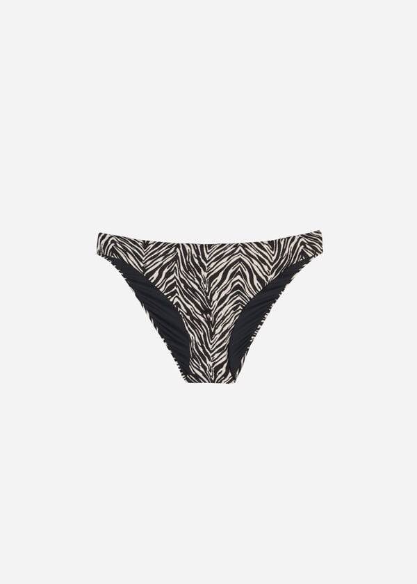 Calzedonia Zebra Nairobi Bikiniunderdel Dam Svarta | SE2530RW