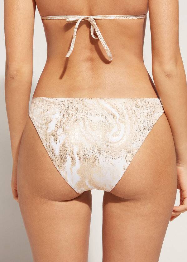 Calzedonia with Rings Melbourne Bikiniunderdel Dam Guld | SE2531EX